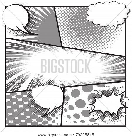 Comic background