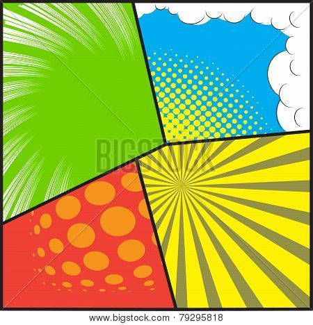 Comic background