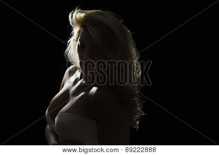Dramatic Latina Girl High Contrast