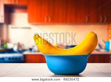 Banana On The Kitchen Table