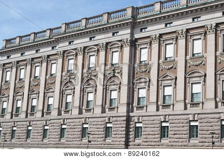 Riksdagen In Stockholm.