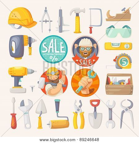 Collection Of Tools For House Remodeling