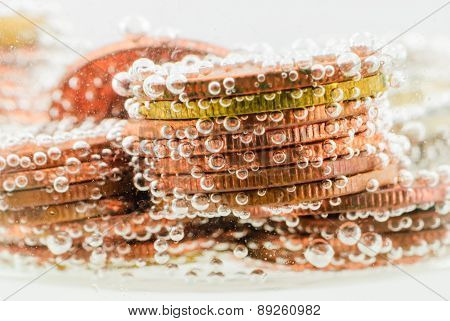 Thai Coin Under Water