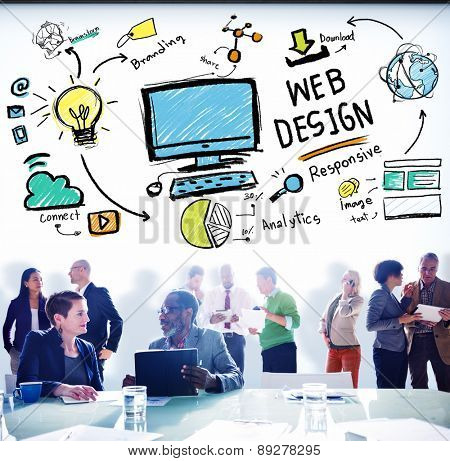 Web Design Web Development Responsive Branding Concept