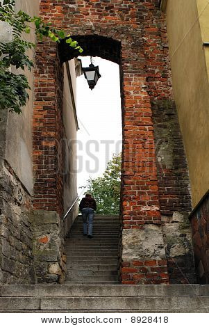 Cancello domenicano a Sandomierz, Polonia