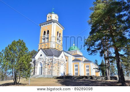 Finland. Wooden Church In Kerimaki