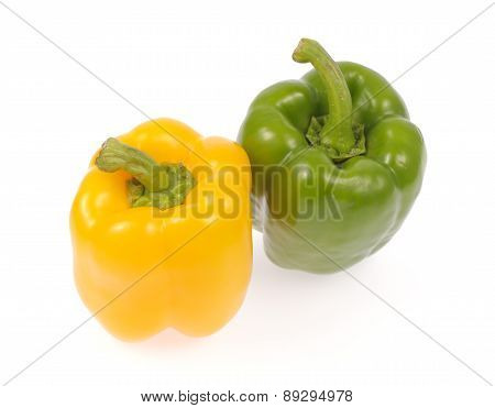 bell pepper isolated on white background