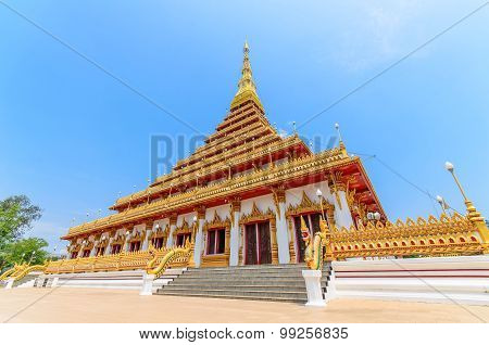 Temple Against Blue Sky