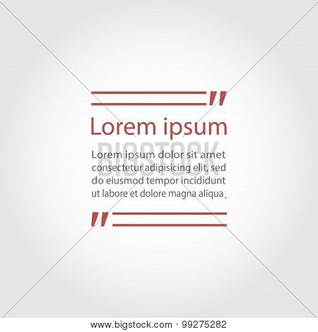 quote text frame