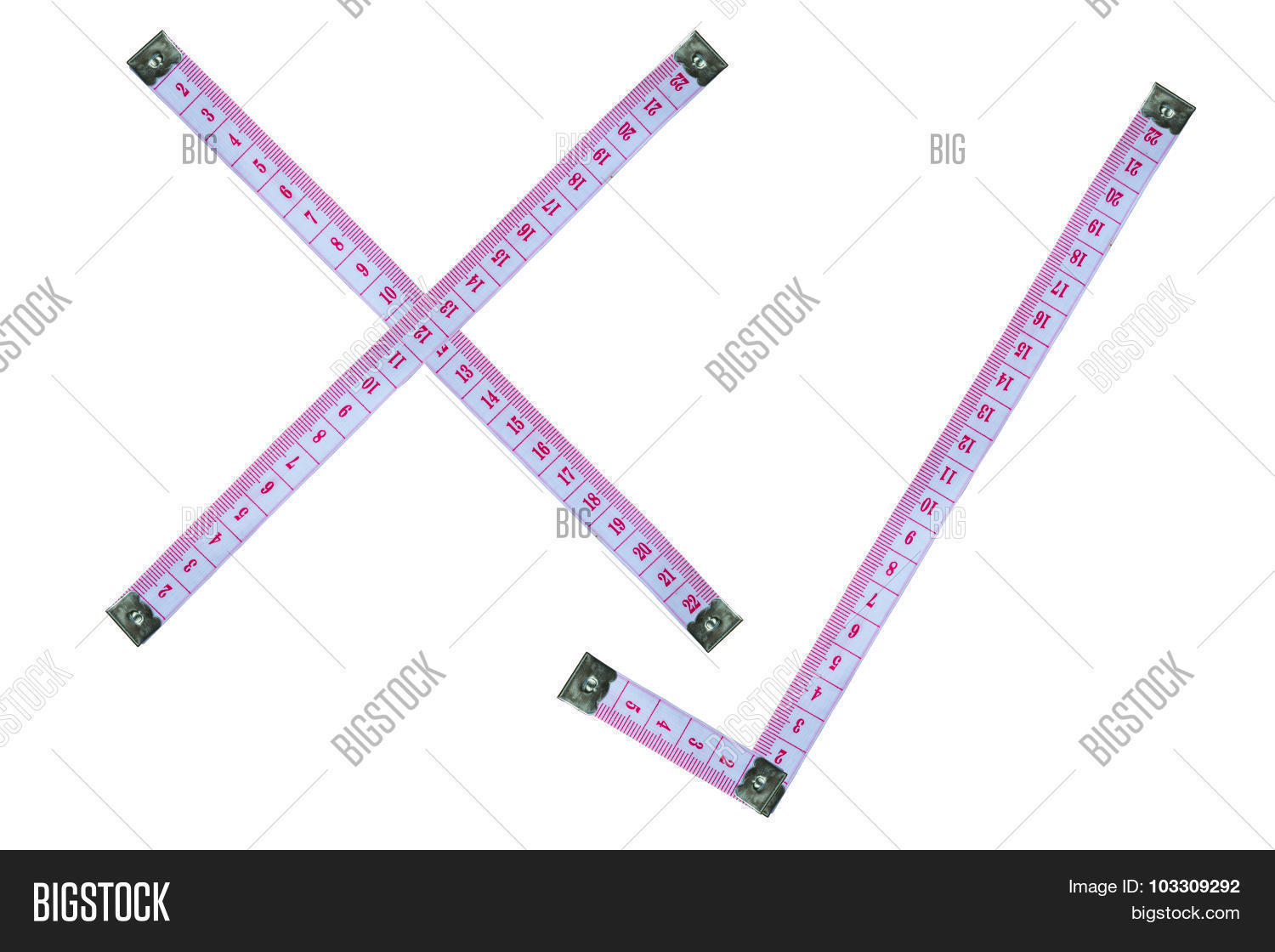 Check Mark Measure Measuring Tape Image & Photo (Free Trial) | Bigstock