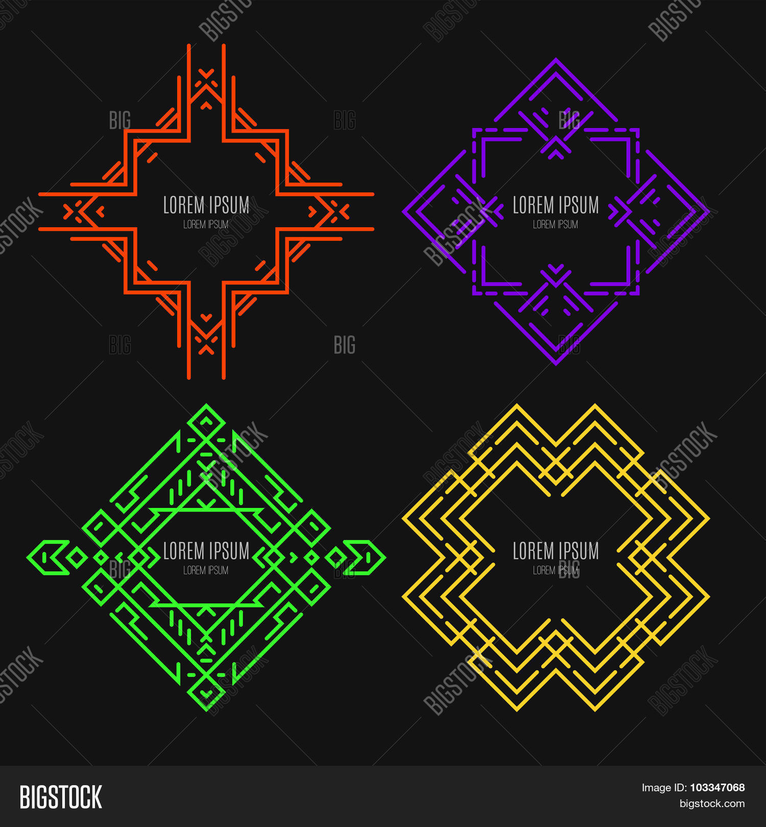 Tribal Logos Vector Photo Free Trial Bigstock