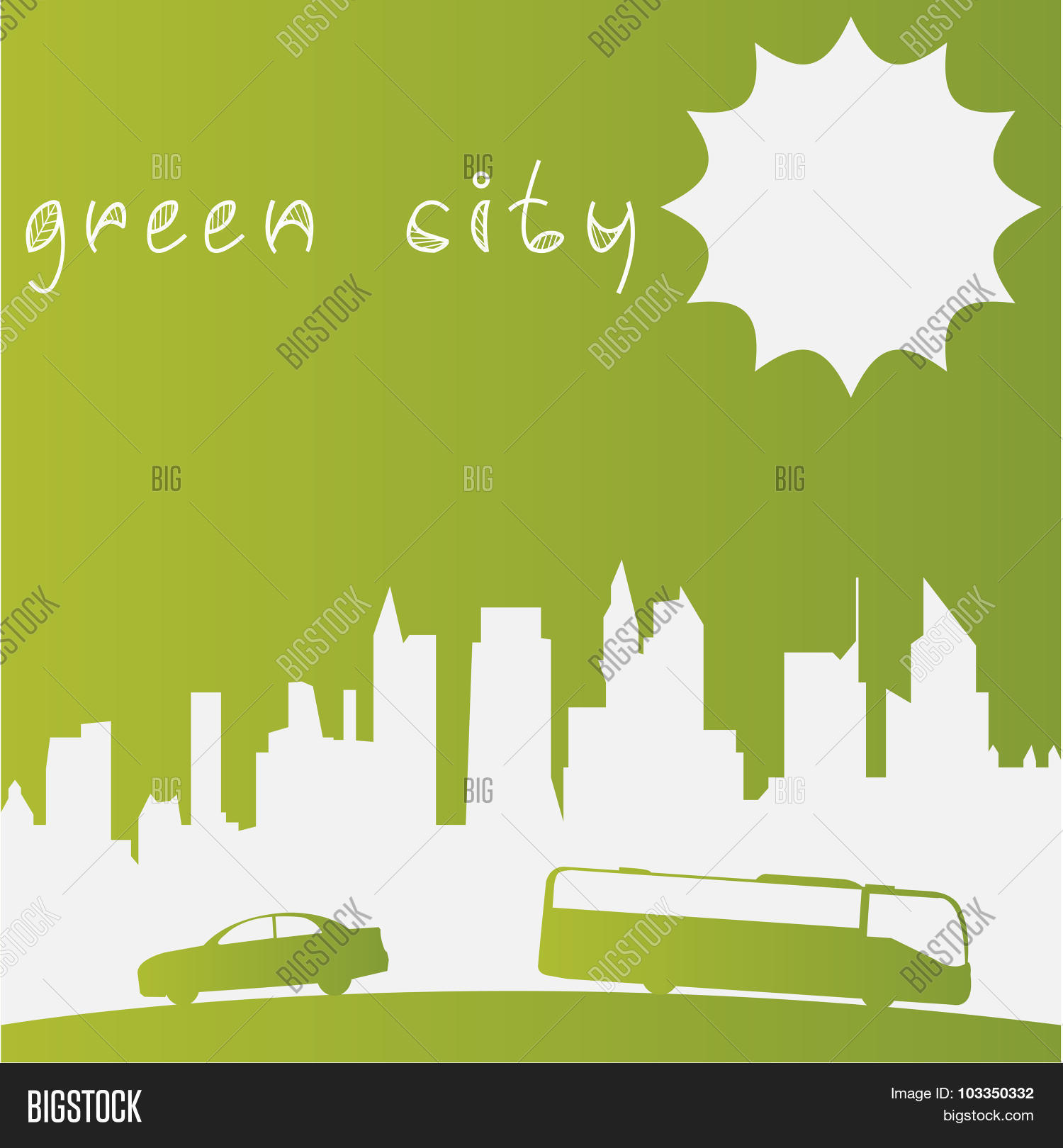 Green City Vector Photo Free Trial Bigstock Green City Vector Photo Free Trial Bigstock