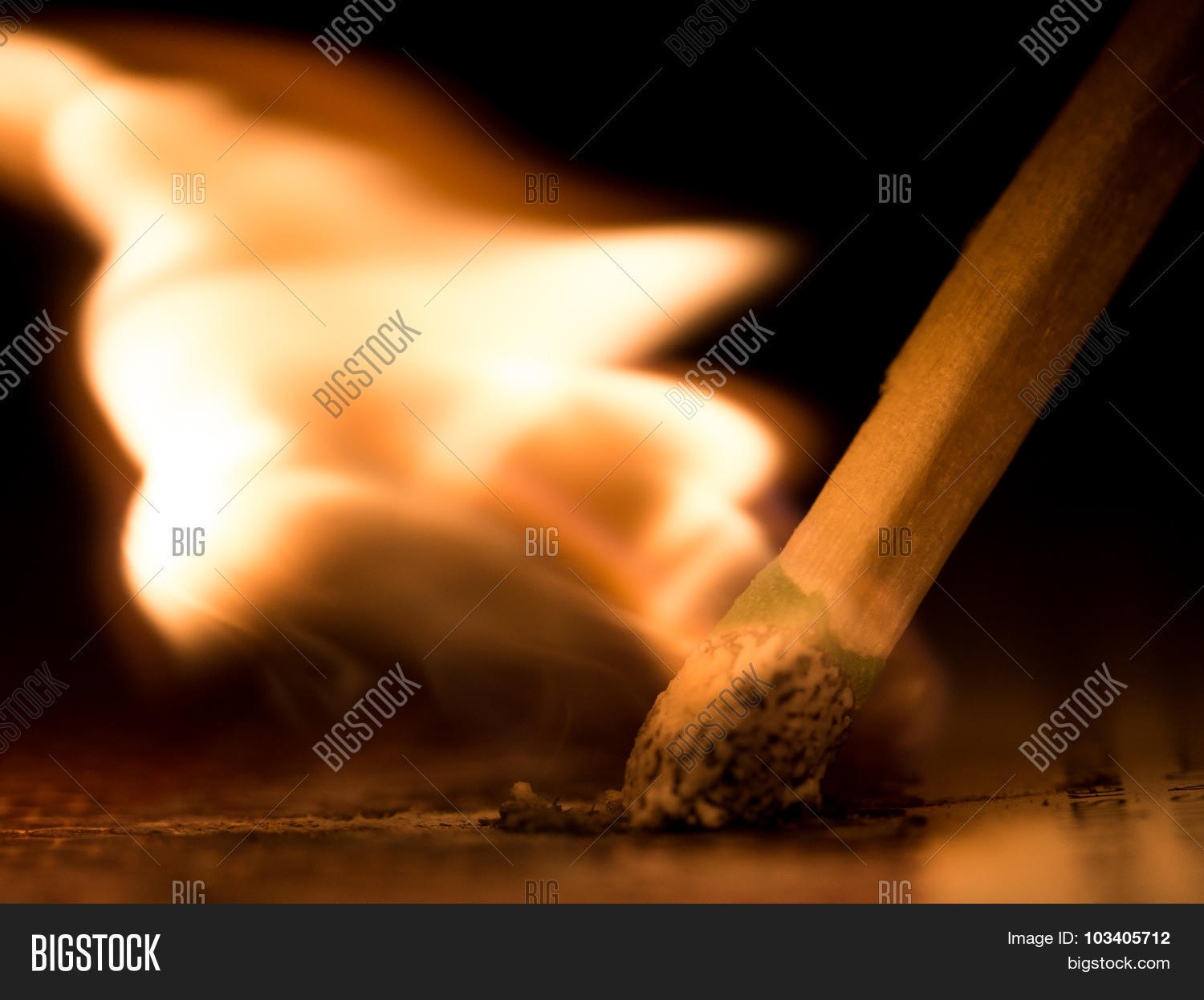 Close Lit Match Image & Photo (Free Trial) Bigstock