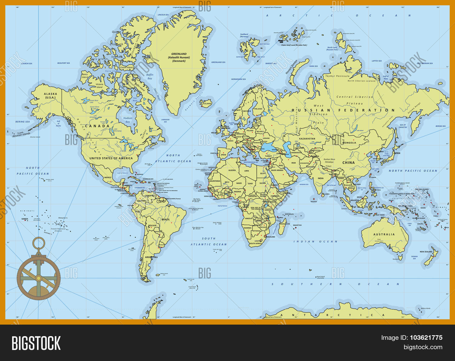 Detailed Political Vector & Photo (Free Trial) | Bigstock
