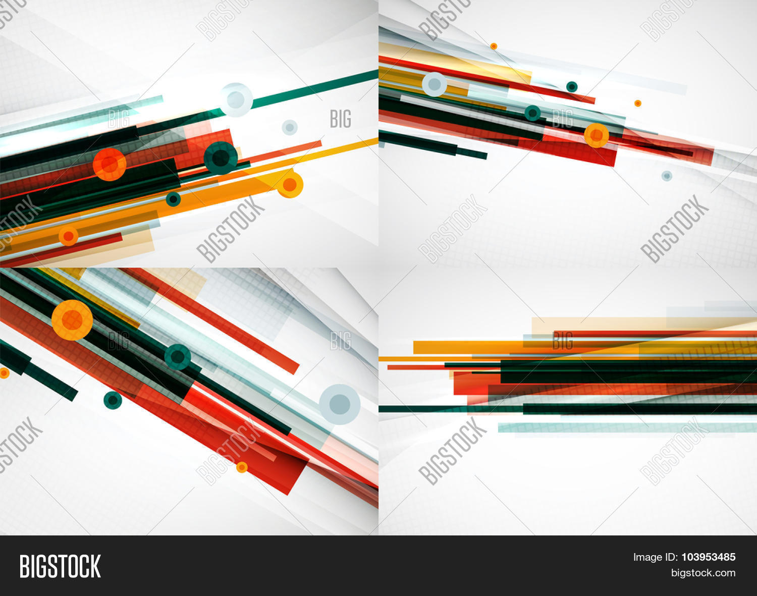 Set Colorful Abstract Vector & Photo (Free Trial) | Bigstock