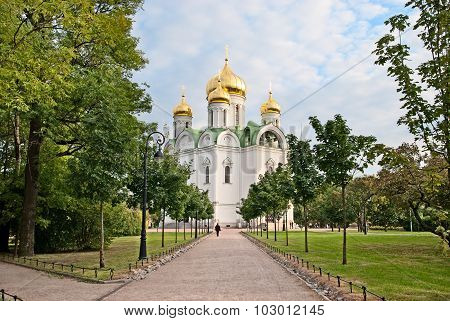 Tsarskoye Selo (Pushkin). Saint-Petersburg. Russia. Church of St. Catherine martyr