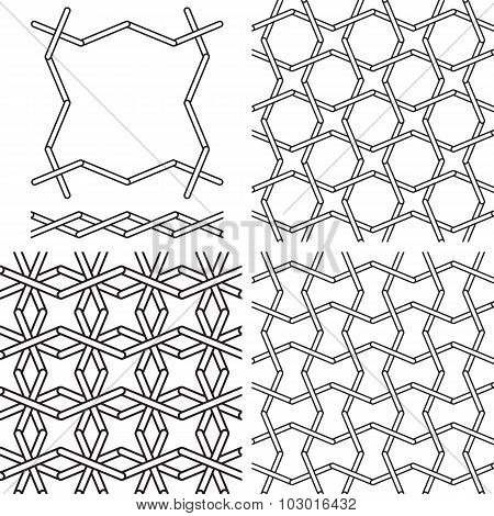 Seamless Geometric Tiling Pattern