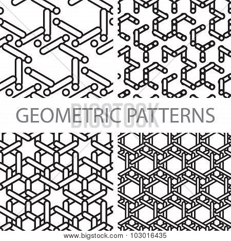 Seamless Geometric Tiling Patterns