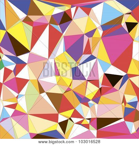 Abstract colorful Triangle polygonal Geometrical Background, Vector Illustration EPS10. Geometric de