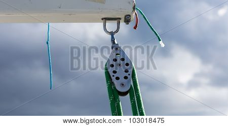 Close Up Of Yacht Equipment