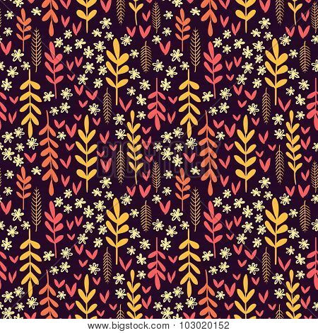 Autumn leafsseamless background