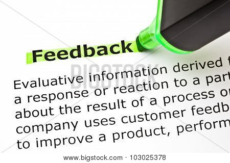 Feedback Definition