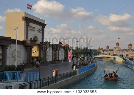 Palmyra pavilion at Global Village in Dubai, UAE