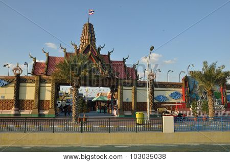 Thailand pavilion at Global Village in Dubai, UAE