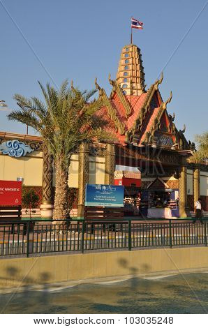 Thailand pavilion at Global Village in Dubai, UAE