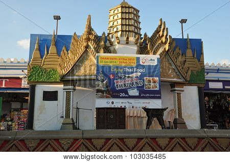 Thailand pavilion at Global Village in Dubai, UAE