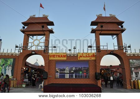 Vietnam pavilion at Global Village in Dubai, UAE