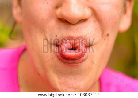 Tongue Rolling Or Curly Tongue