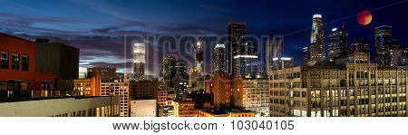 Rare Blood Moon Eclipse over LA