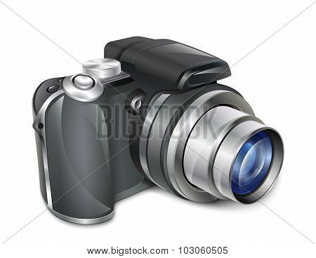Digital Photo Camera. Vector