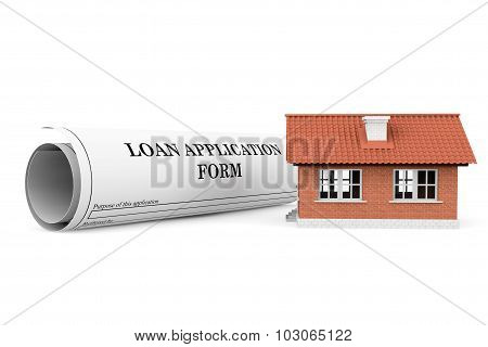 Loan Application Form With House