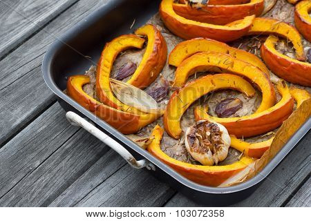 Roasted Pumpkins.
