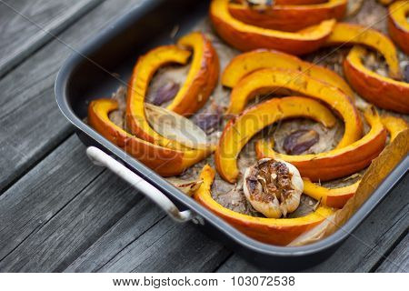 Roasted Pumpkins.