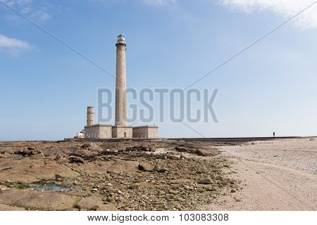 The Old Lighthouse Of Barfleur, France, Normandy 2015