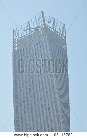 Cayan Tower at Dubai Marina in Dubai, UAE