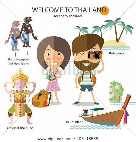 tourist travel to southern Thailand