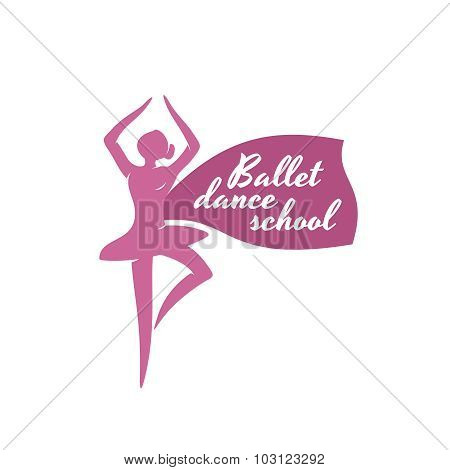 Ballet Dance School Logo Template