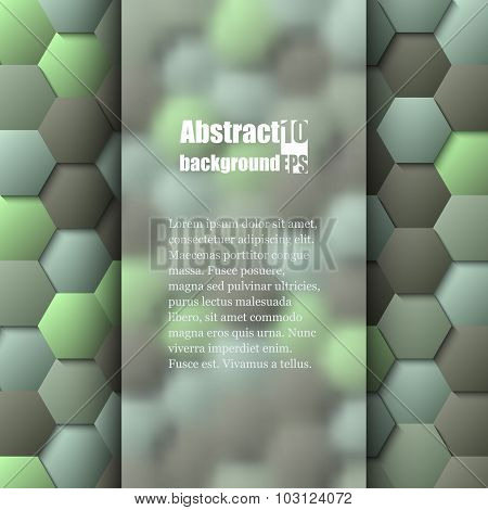 Brochure template with abstract background.