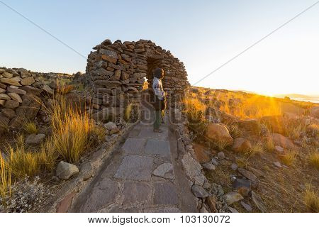Adventures On Amantani' Island, Titicaca Lake, Peru