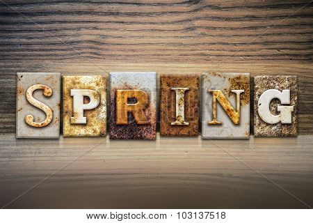 Spring Concept Letterpress Theme