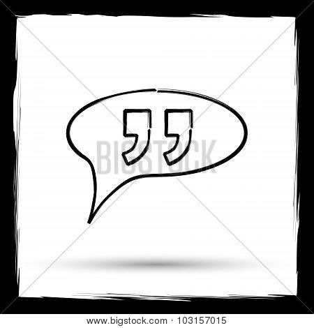 Double Quotes Icon