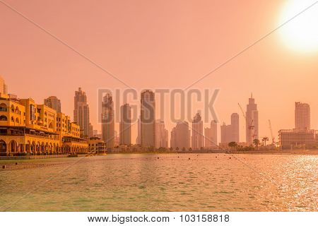 Dubai - JANUARY 9, 2015: Soul Al Bahar on January 9 in UAE, Dubai. Soul Al Bahar area is popular with tourists