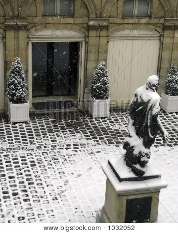 Paris Statue Le Marais berømte
