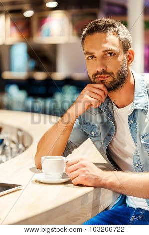 Enjoying Coffee Break.