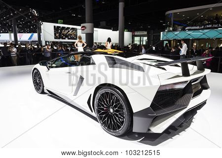 2015 Lamborghini Aventador SV Roadster