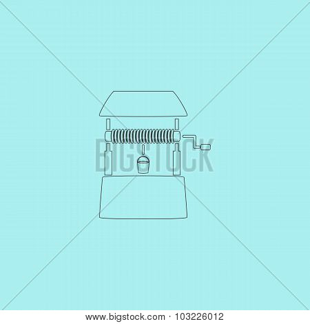 Water Well vector flat